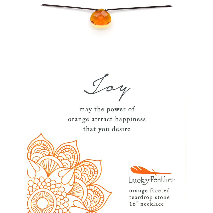 Color Power Necklace - Orange