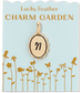 Charm Garden - Scalloped Initial Charm - Gold - N