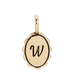 Charm Garden - Scalloped Initial Charm - Gold - W