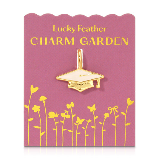 Charm Garden - Gold - Graduation Cap