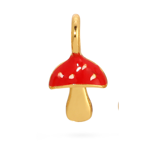 Charm Garden - Mushroom Charm - Gold