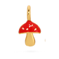 Charm Garden - Mushroom Charm - Gold
