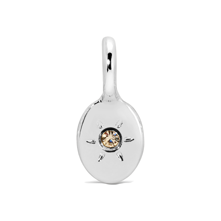 Charm Garden - Silver - Birthstone - APRIL