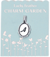 Charm Garden - Silver - Scalloped Initial Charm - A