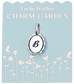 Charm Garden - Silver - Scalloped Initial Charm - B