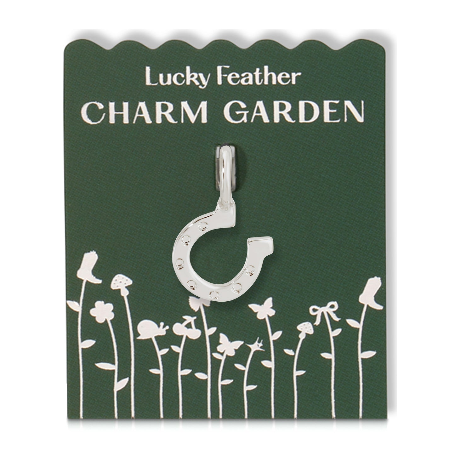 Charm Garden - Silver - Horseshoe