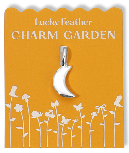 Charm Garden - Silver - Moon Charm