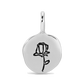 Charm Garden - Silver - LOVE - Rose
