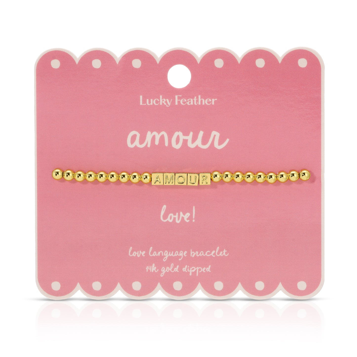 'Amour' Love Language Bracelet