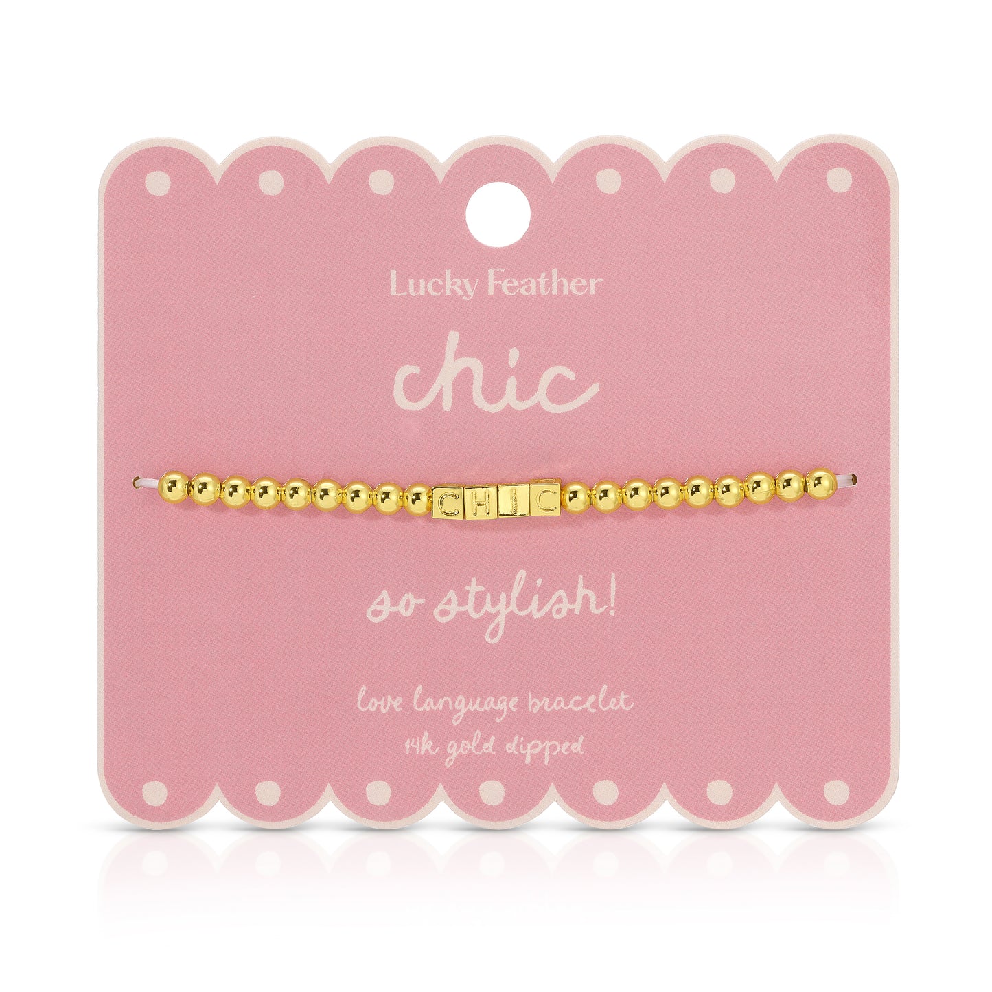 'Chic' Love Language Bracelet