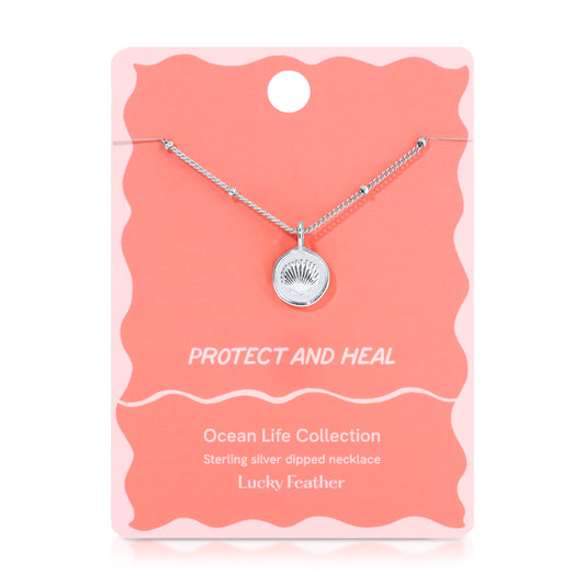 Ocean Life (new) Necklace - Silver - Shell