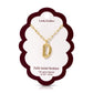 Puffy Initial Necklace