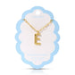 Puffy Initial Necklace