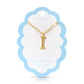 Puffy Initial Necklace