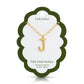 Puffy Initial Necklace