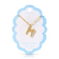 Puffy Initial Necklace