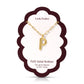 Puffy Initial Necklace