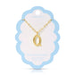Puffy Initial Necklace