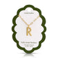 Puffy Initial Necklace