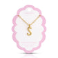 Puffy Initial Necklace