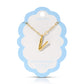 Puffy Initial Necklace