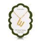 Puffy Initial Necklace