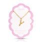 Puffy Initial Necklace