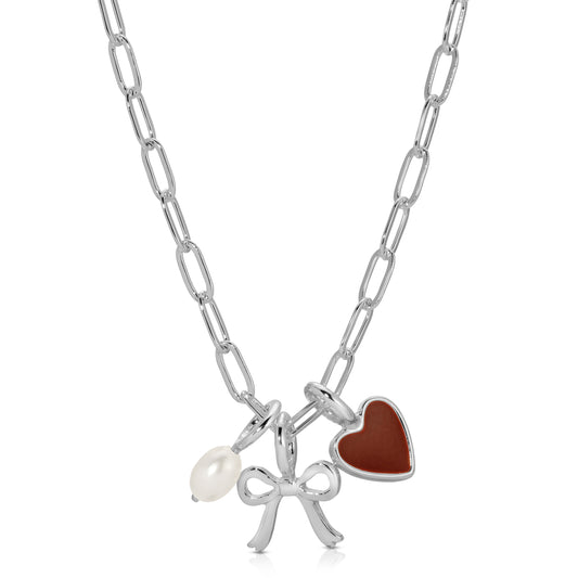 Charm Garden Necklace - Silver